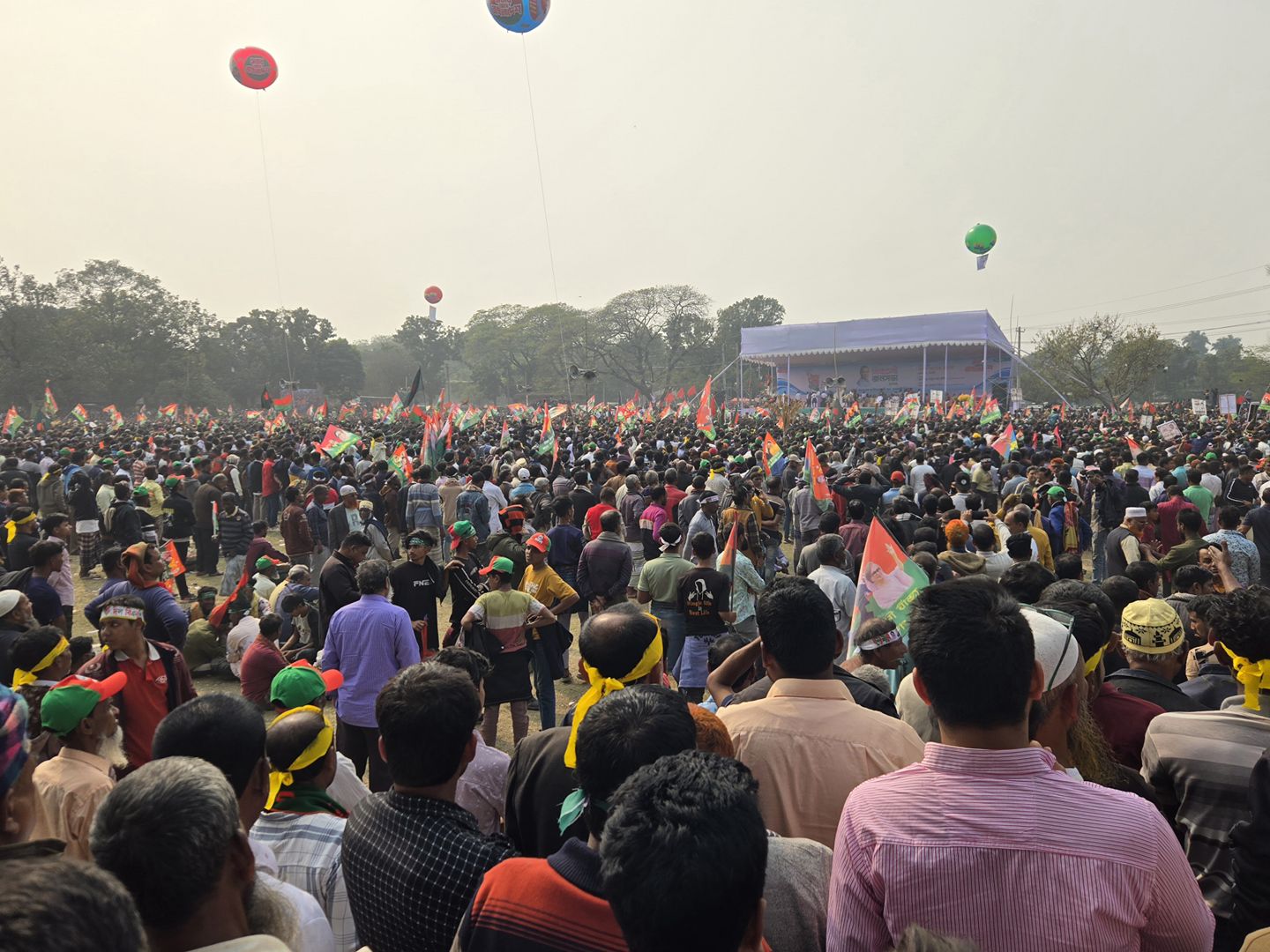 Tarique Rahman joins BNP rally in Rajshahi after 22 years
