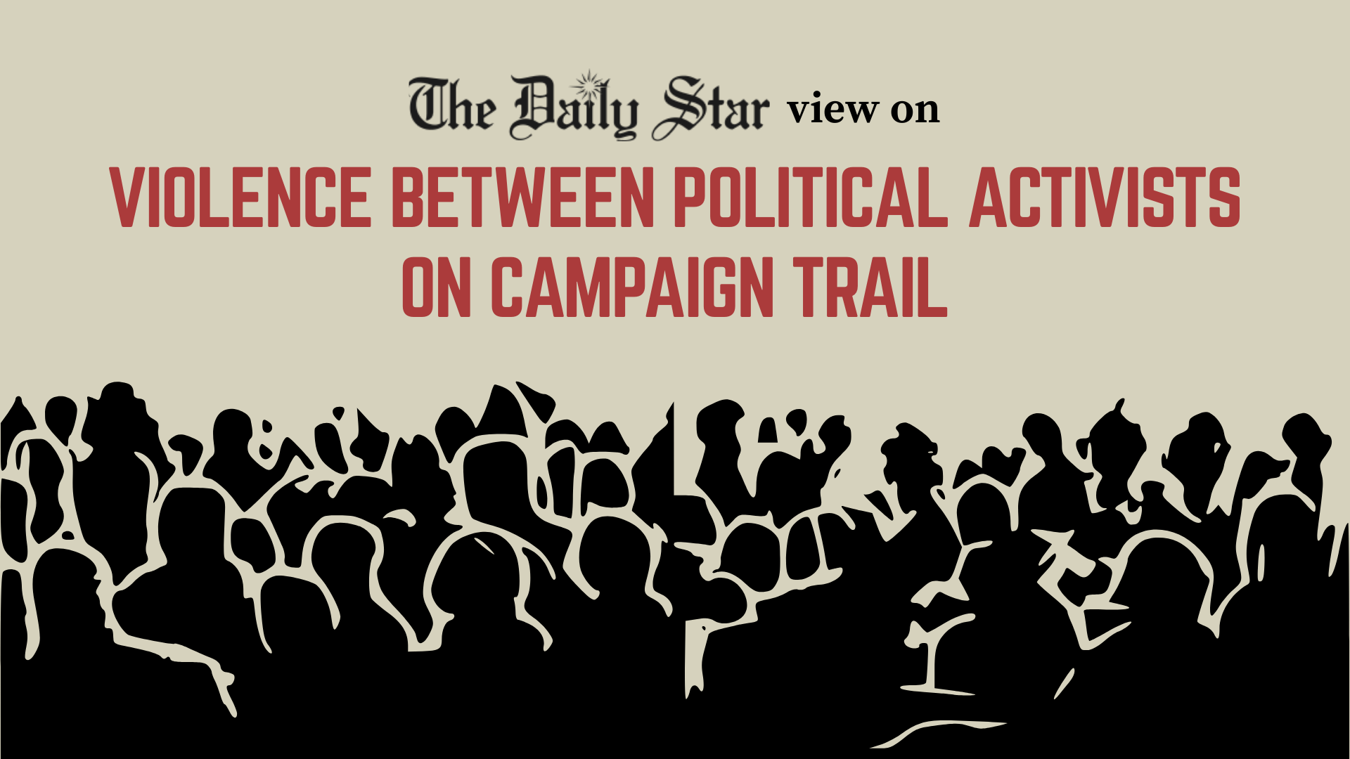 Campaign clashes must not be normalised