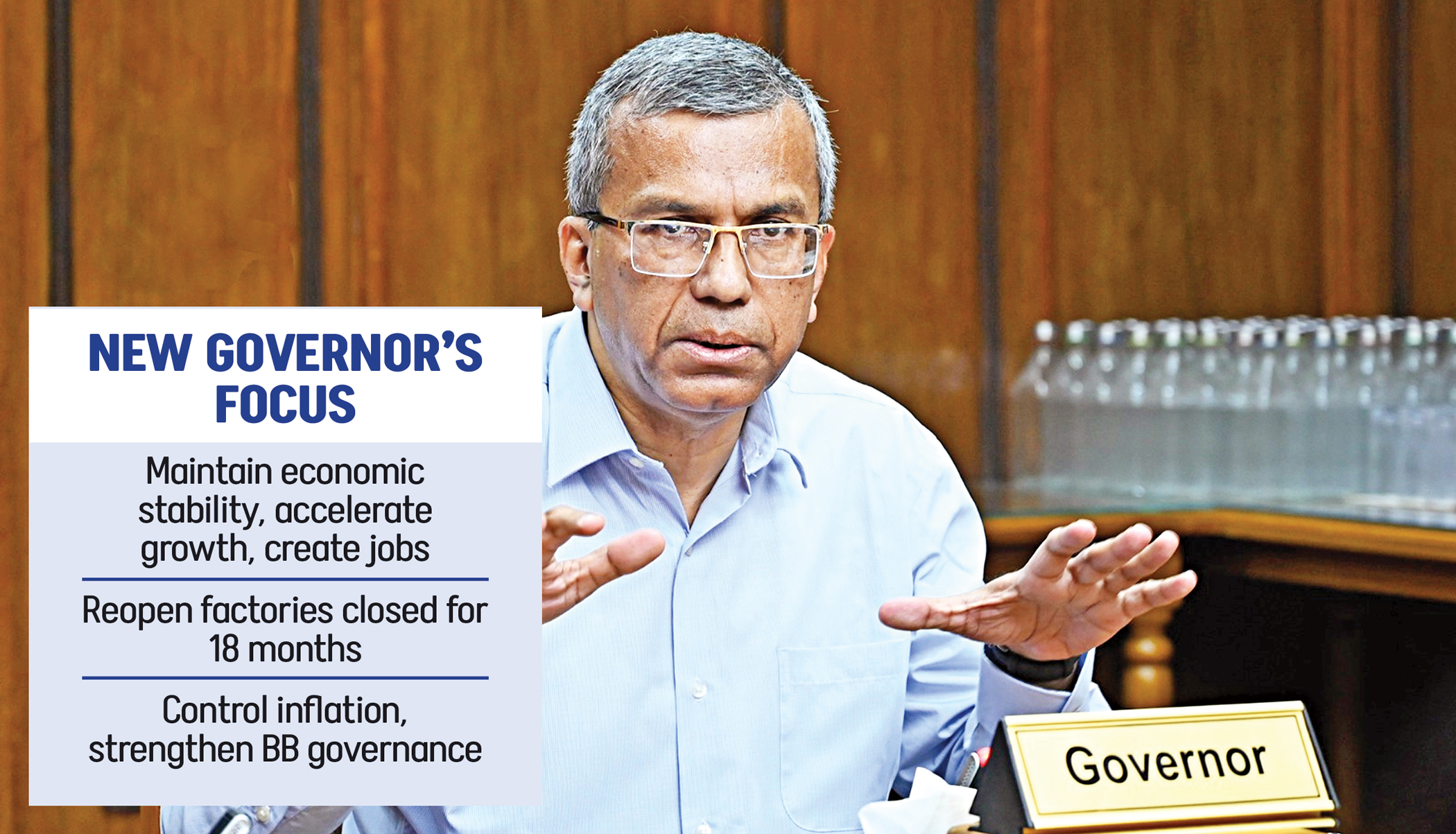 New BB chief signals rate cuts to spur growth