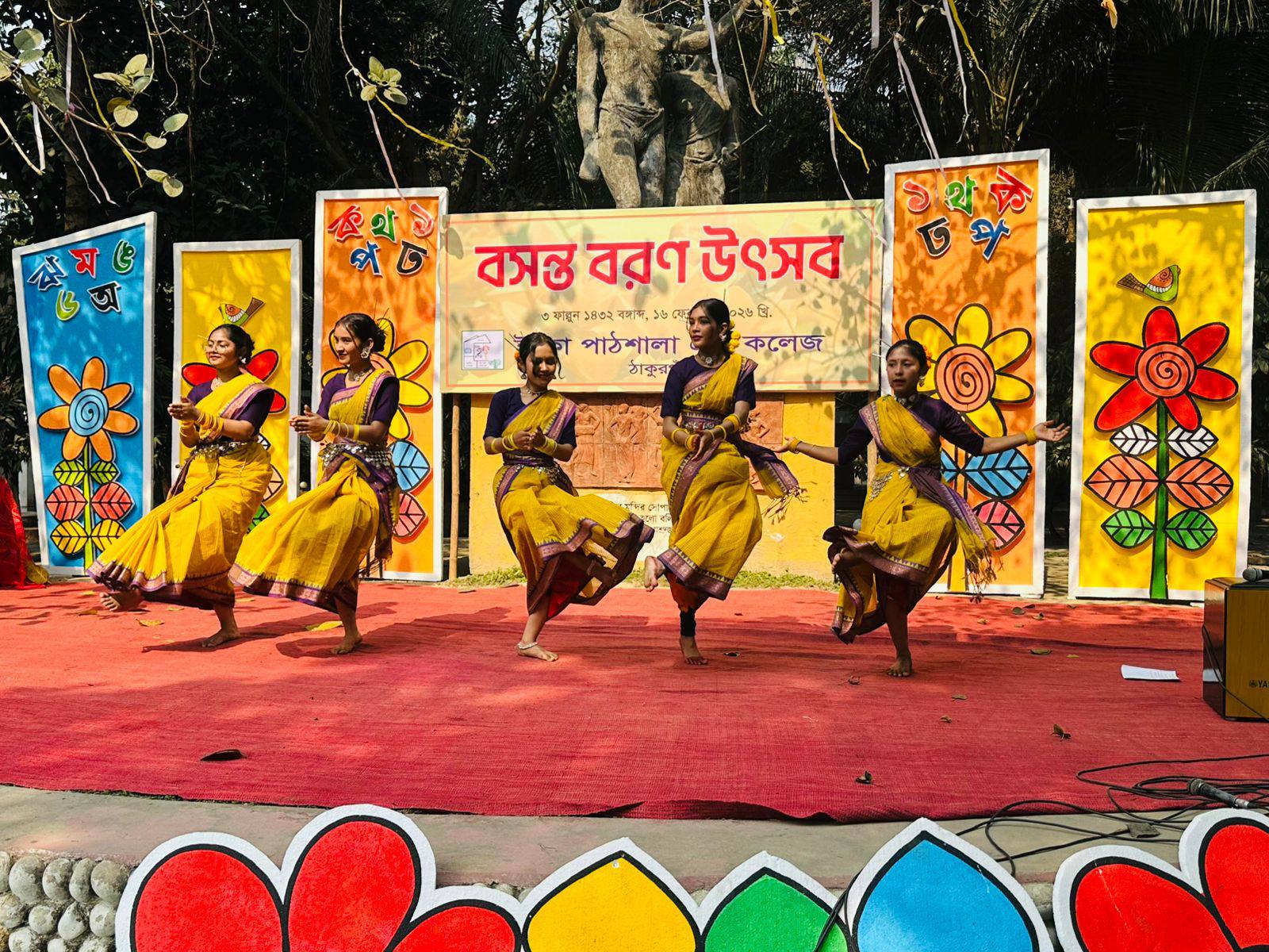 Tagore songs usher in spring in Thakurgaon