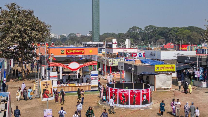 No pavilions at Amar Ekushey Book Fair