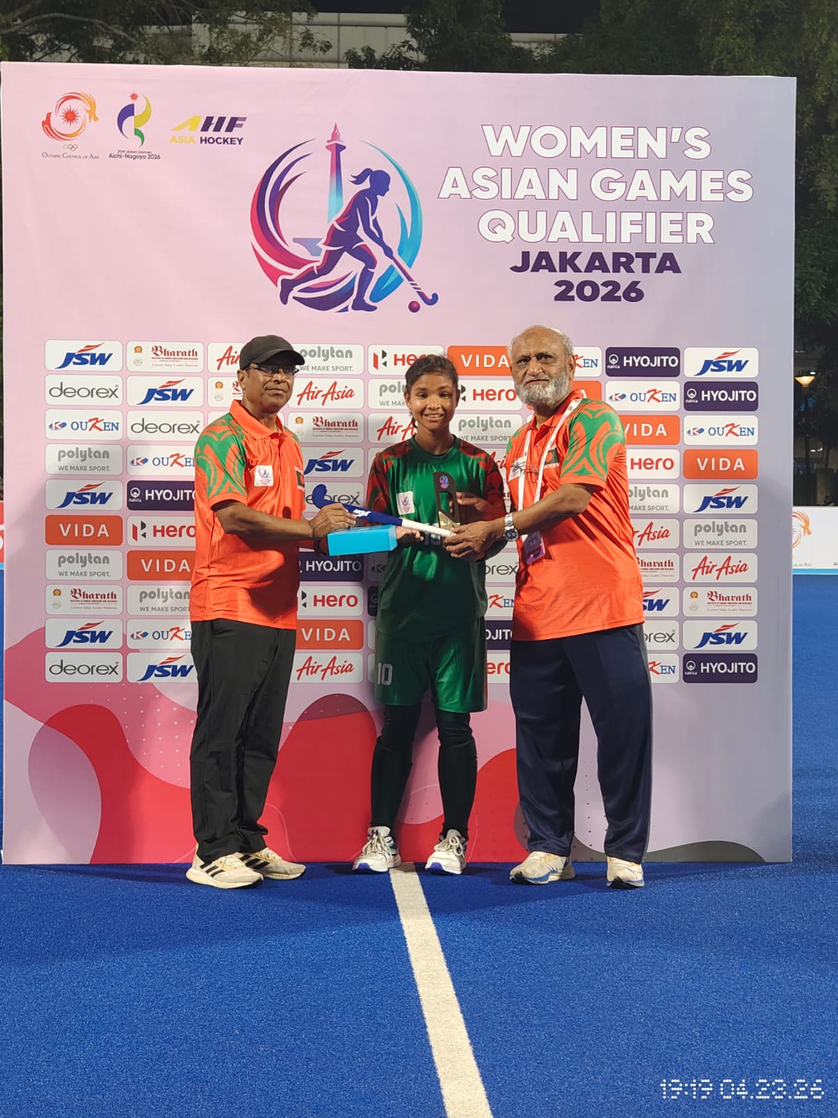 Orpita hattrick helps Bangladesh hold Chinese Taipei in historic international debut