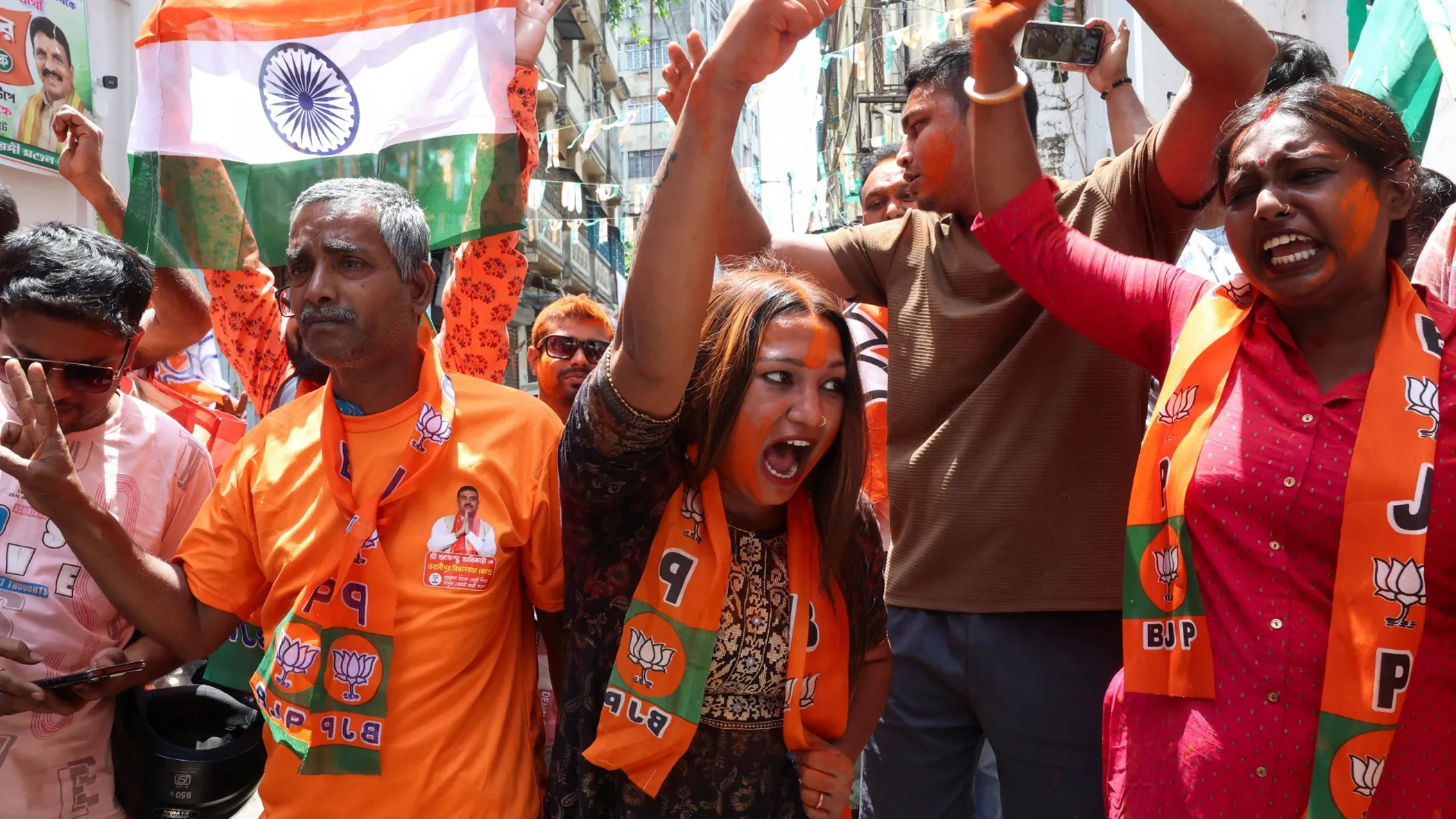 How did the BJP gain a stronghold in West Bengal?