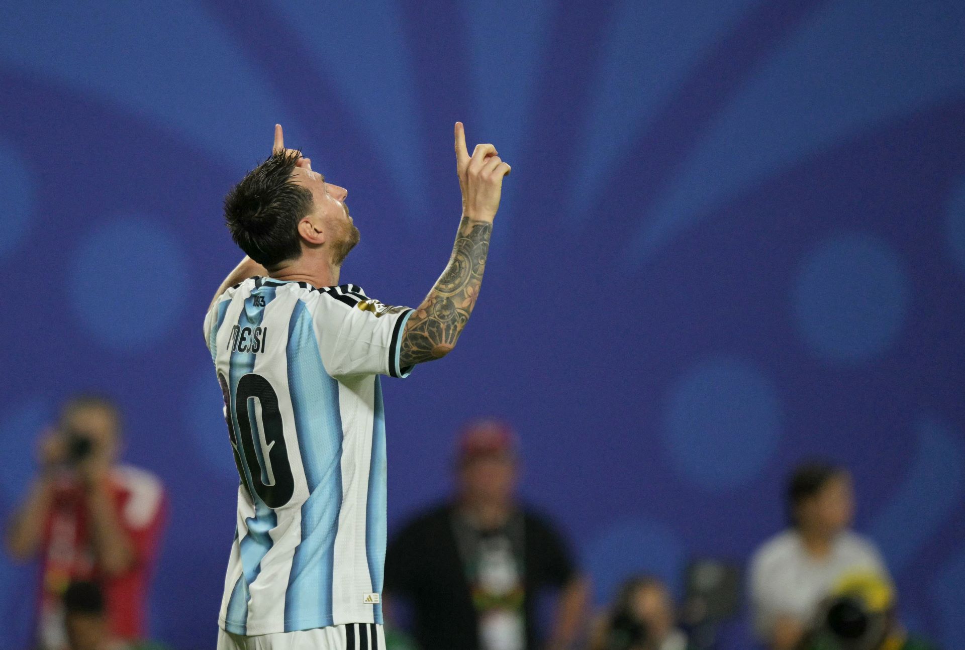 Messi calls it a 'beautiful moment' after record-breaking World Cup hattrick