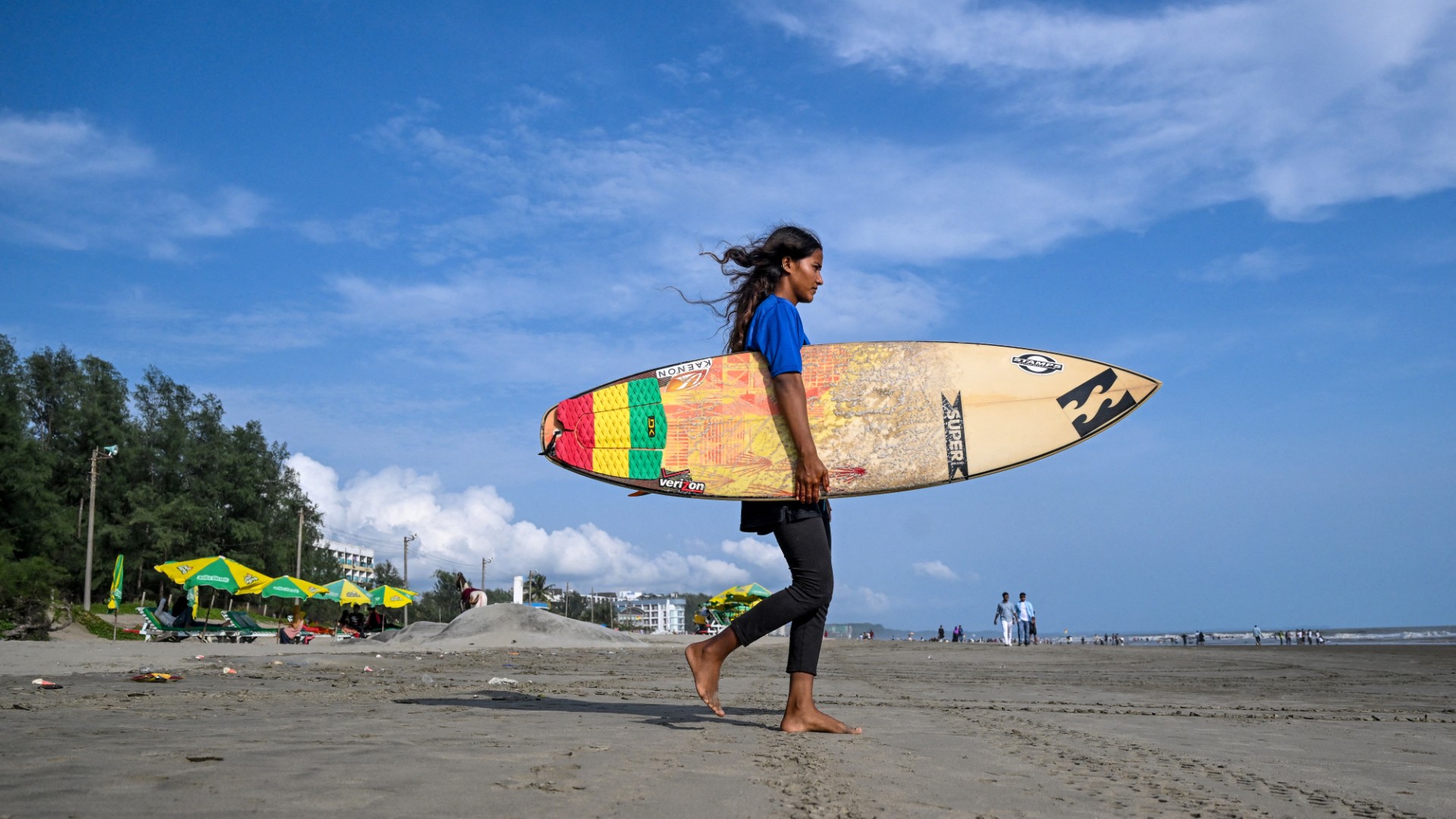 Bangladesh surfers chase waves at Asian Games