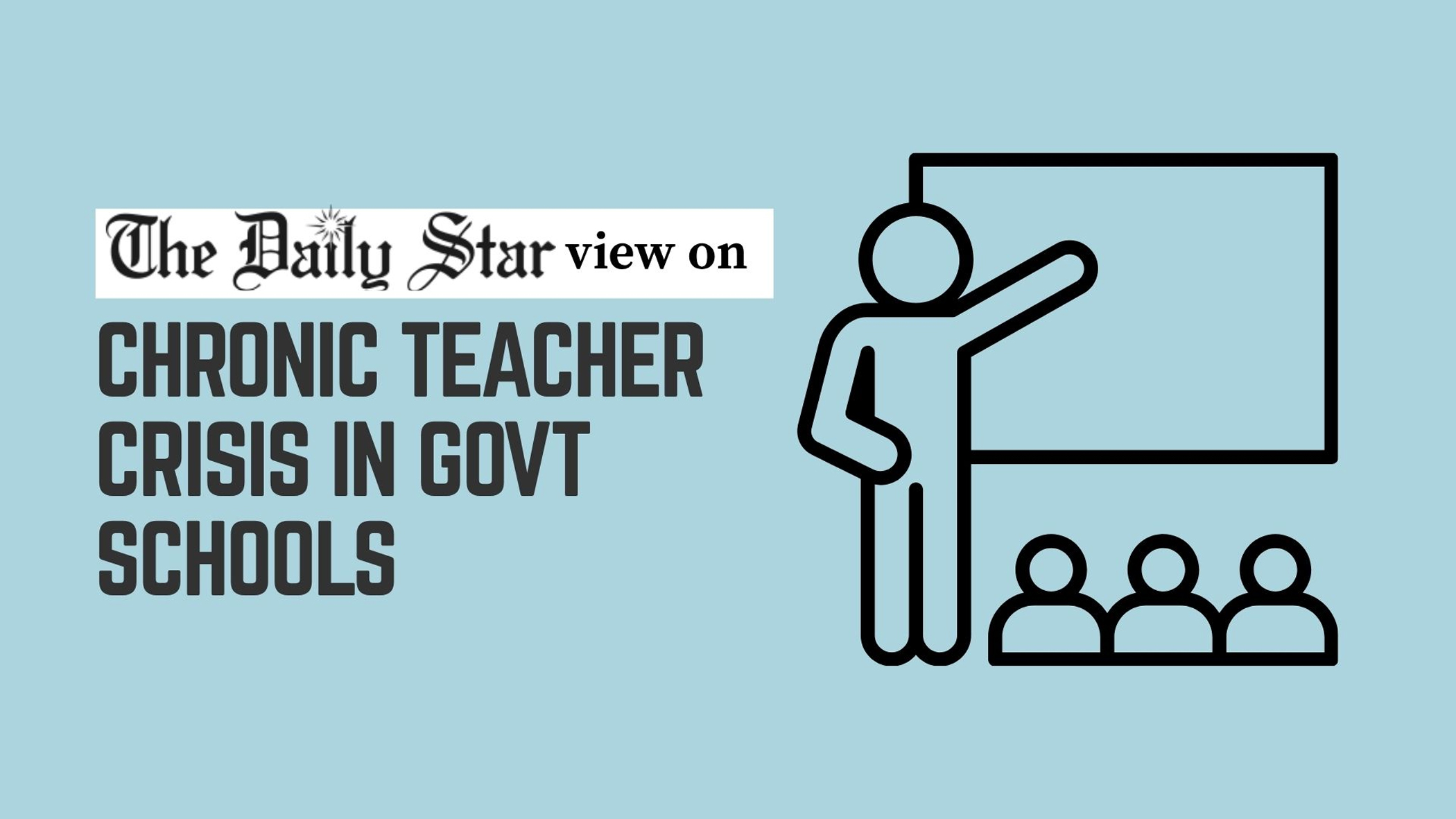 Fill the empty teachers' posts urgently