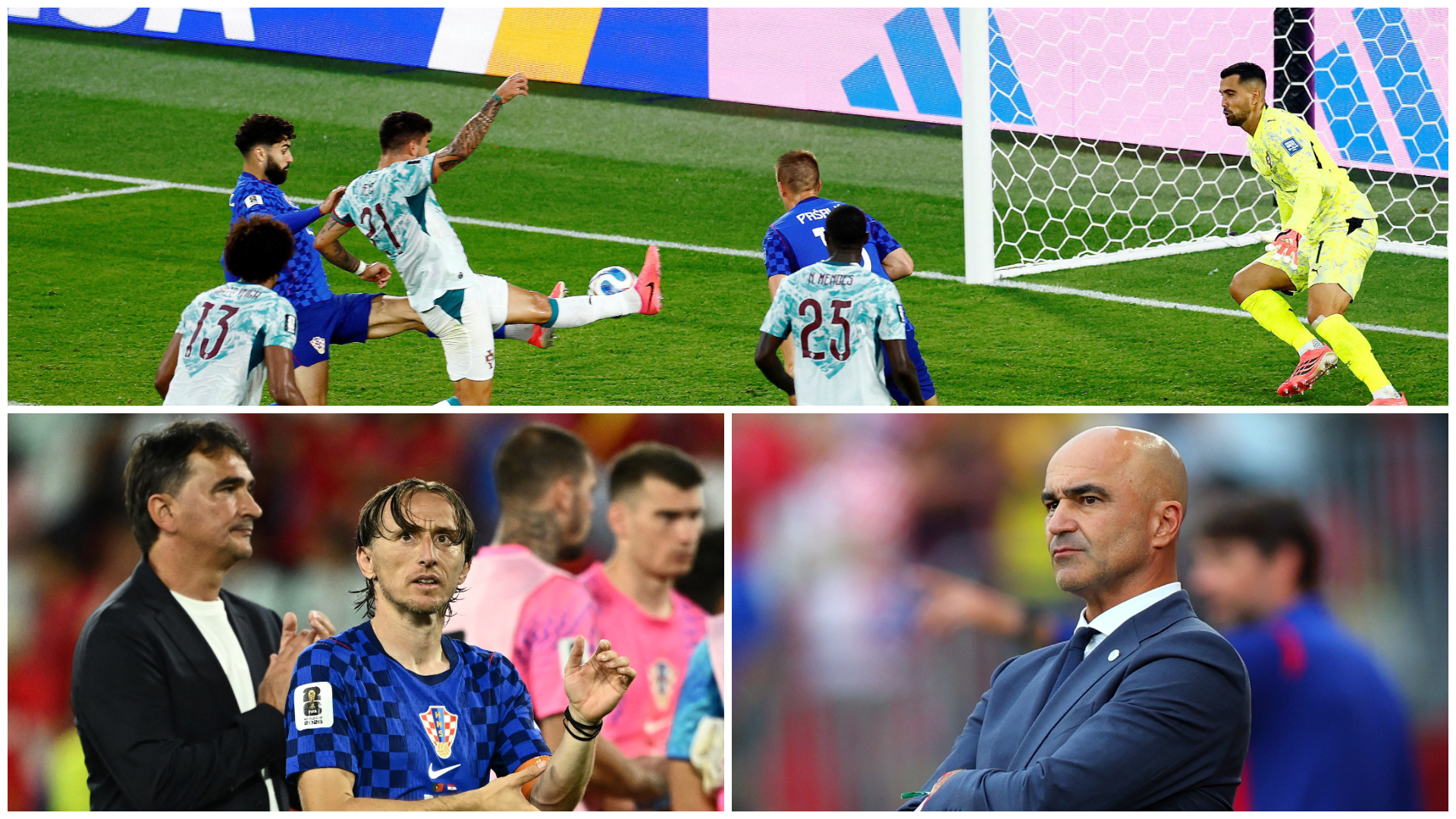 'Balls now have a chip': Martinez defends VAR as Dalic laments 'joyless football'