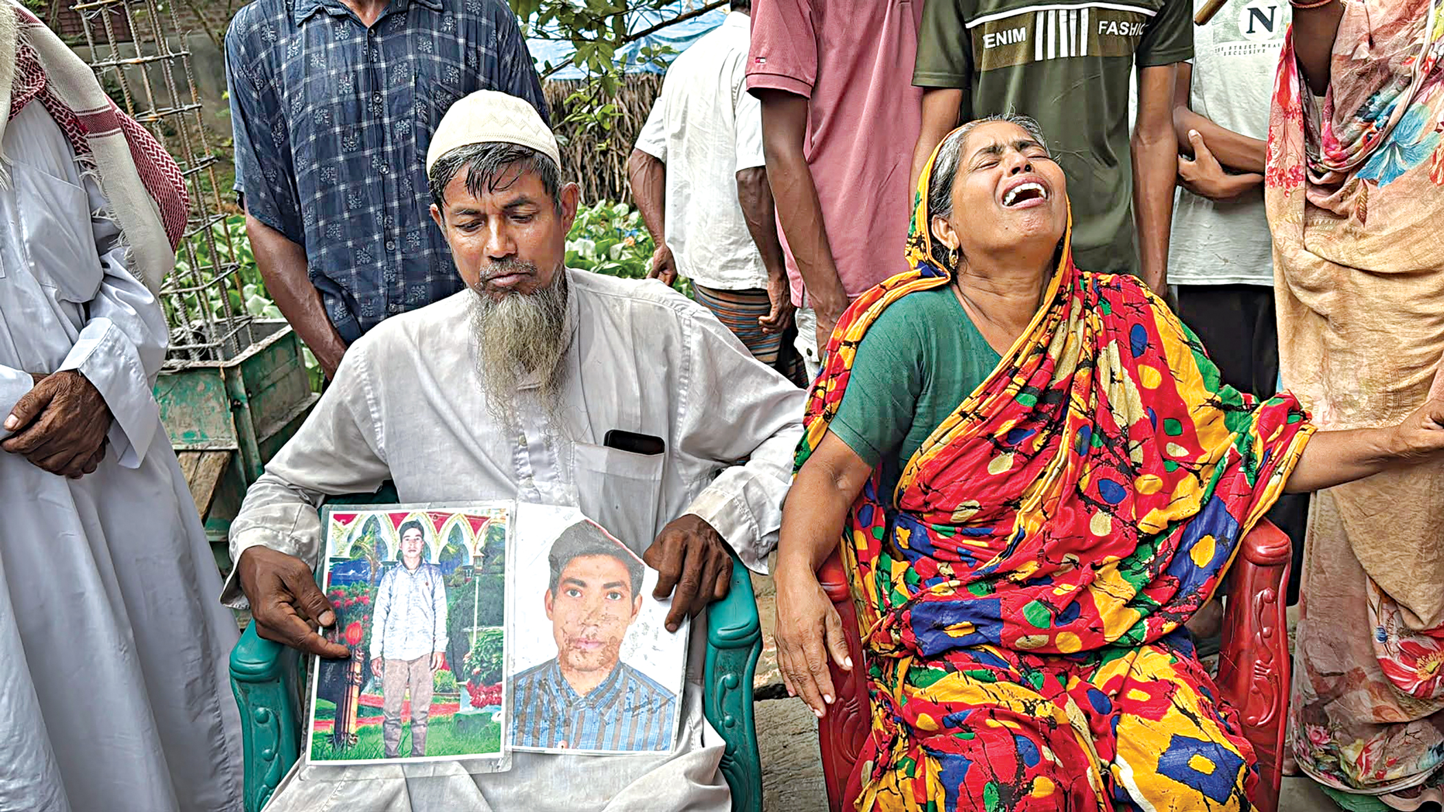 A village in tears