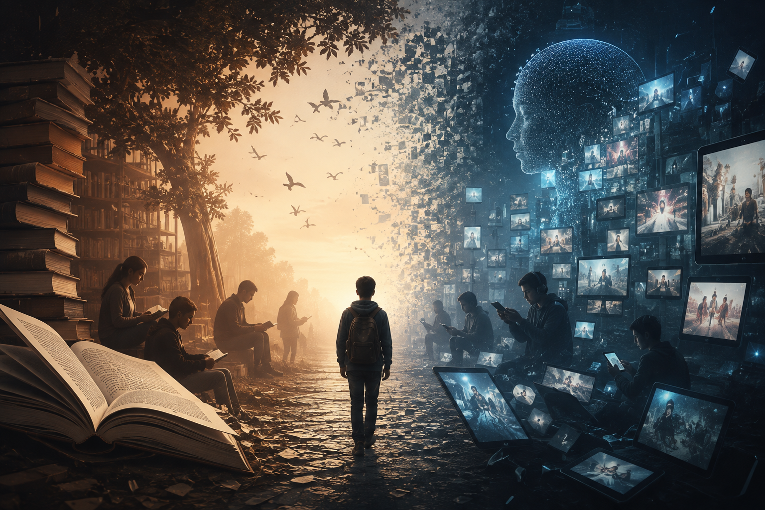 End of reading? A post-literate society in the making