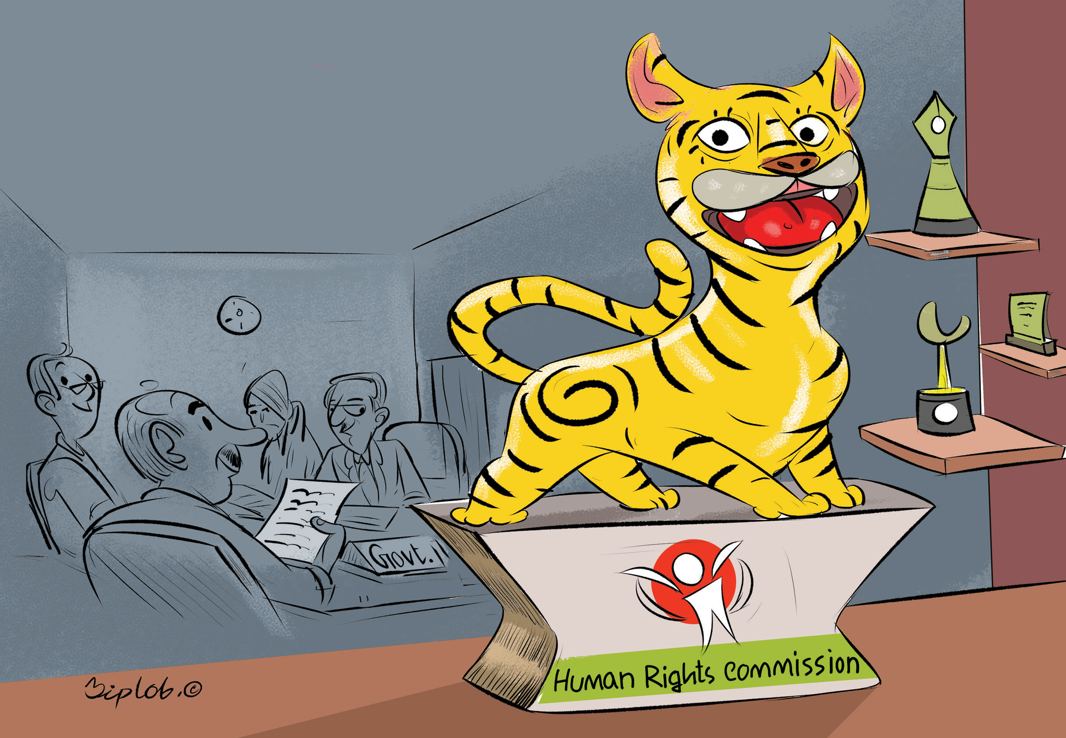 The National Human Rights Commission and other decorative objects