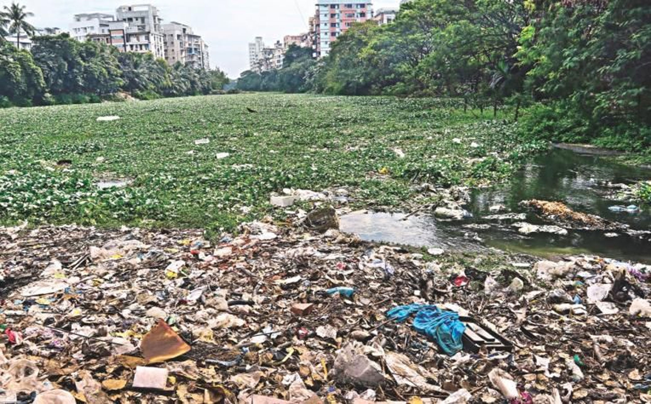 Dhaka continues to be choked by plastic waste