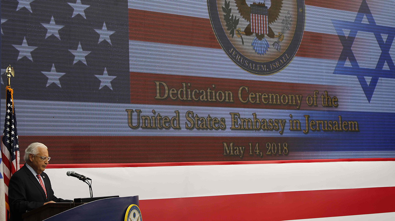 US opens its Jerusalem embassy in ceremony