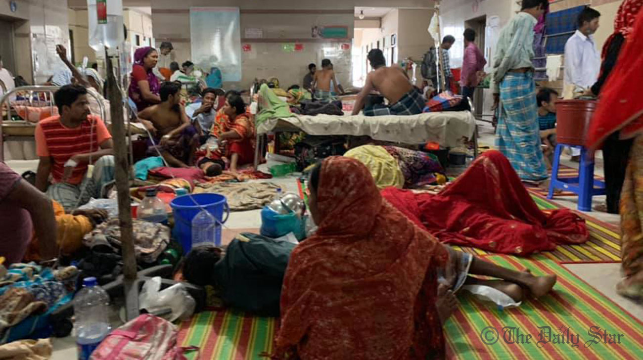DMCH struggling due to rising dengue patients  