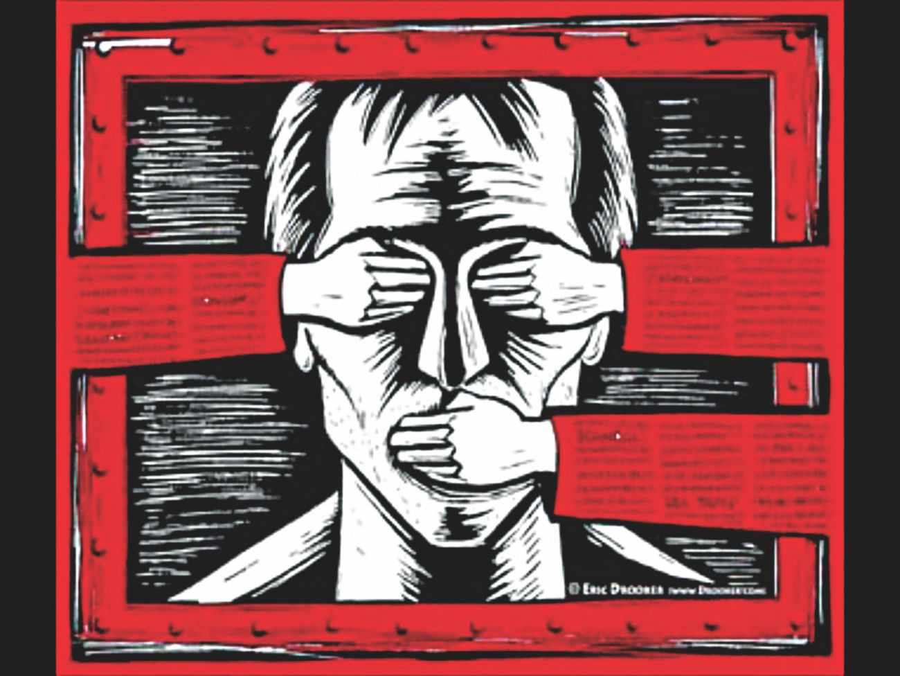 It’s now a gag on the media, free speech 