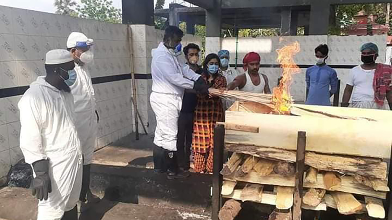 Coming forward for last rites when no one would