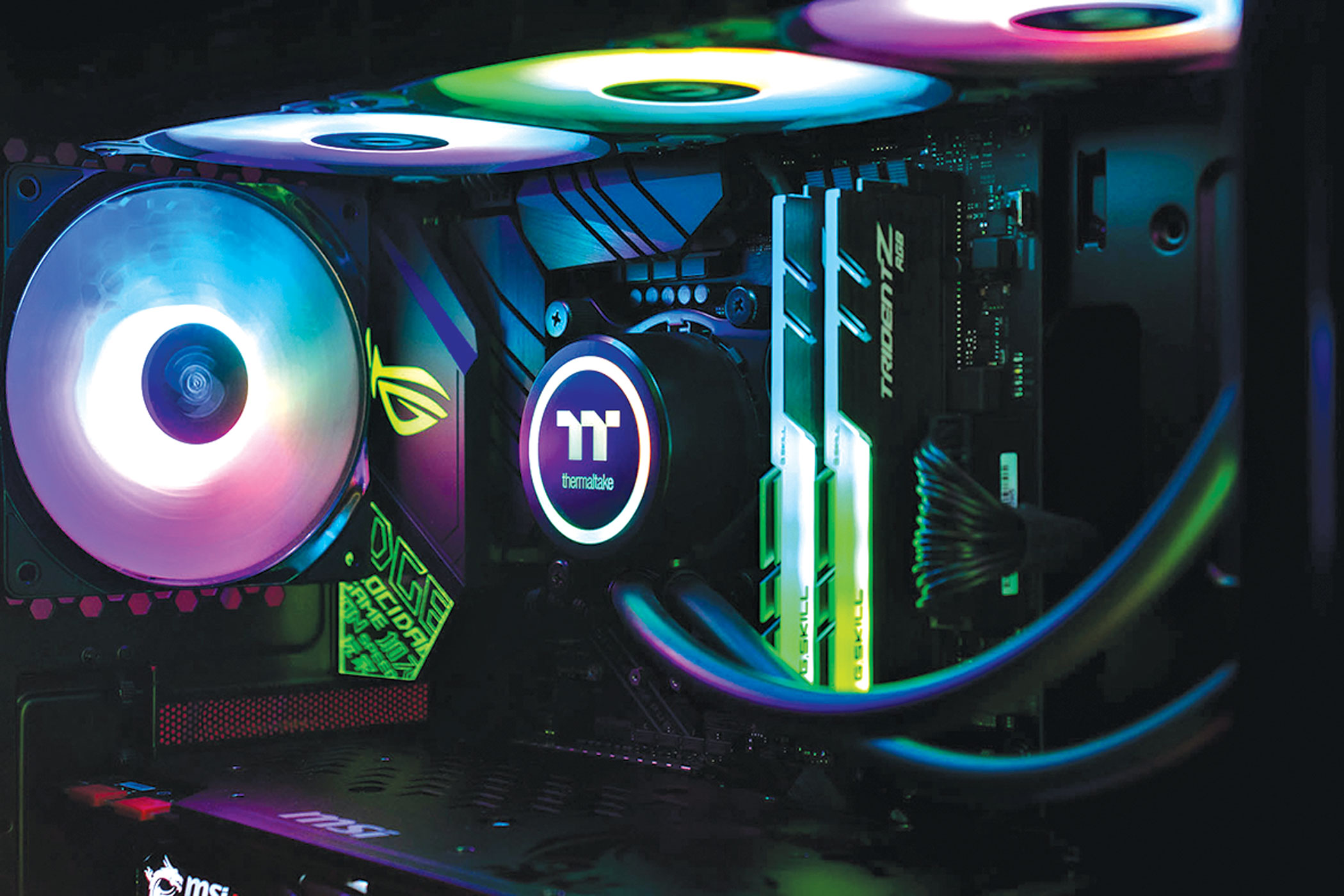 How many computer case fans is too many?