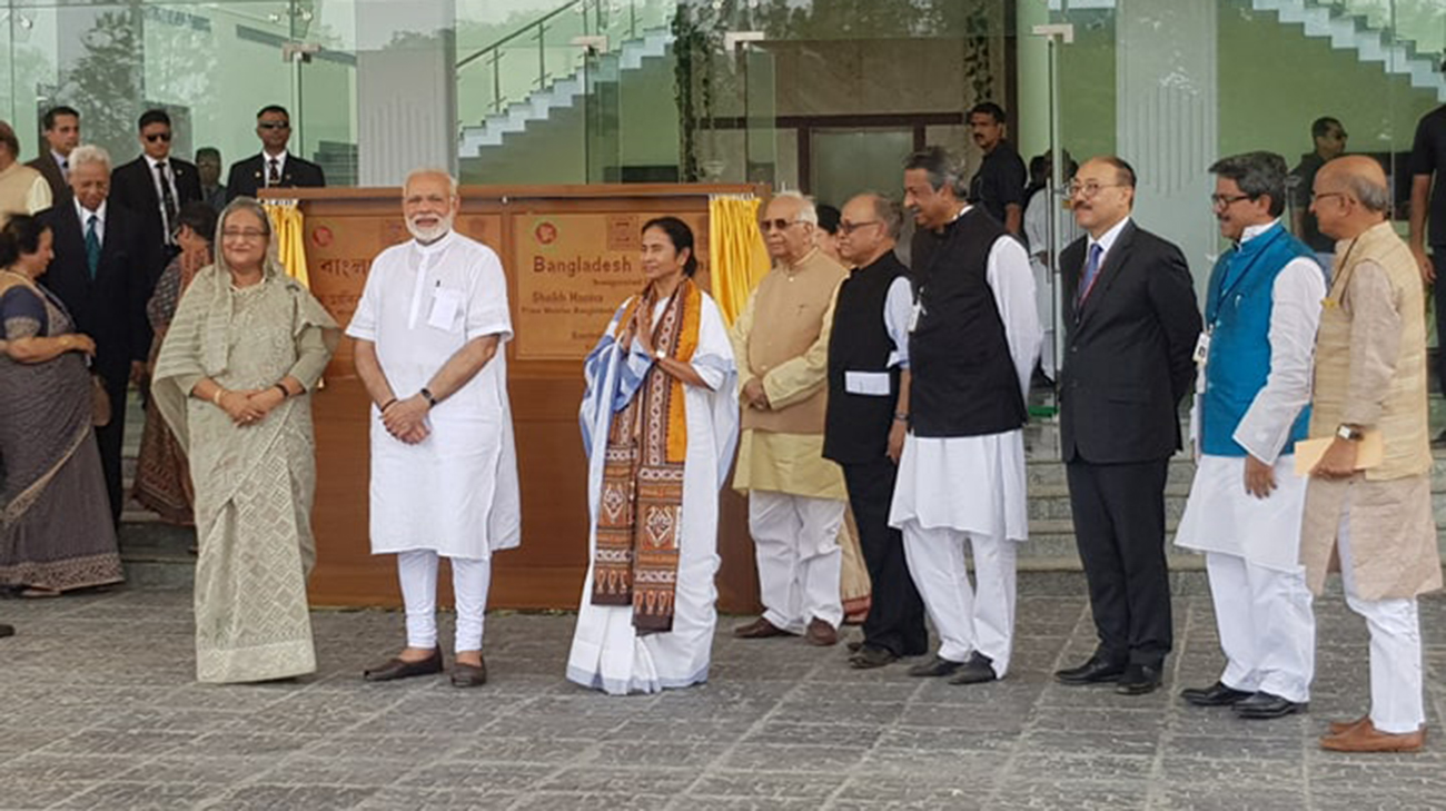 PM Hasina, Narendra Modi unveil Bangladesh Bhaban at Santiniketan