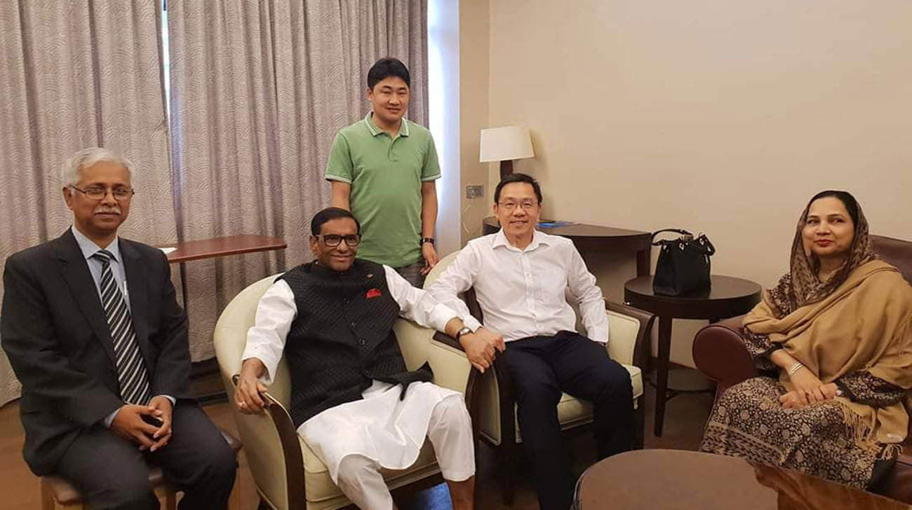 Quader released from Singapore hospital