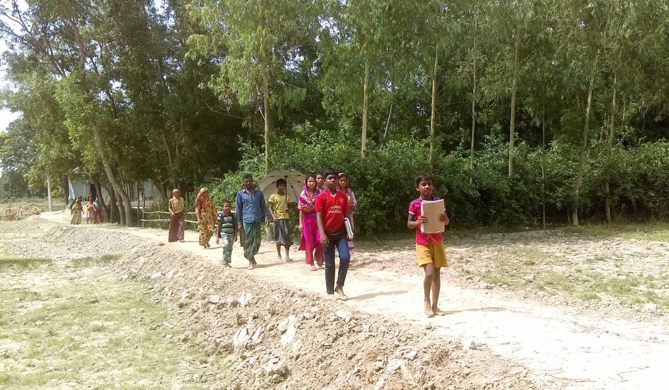 Change maker: Farmer lays a road for his village