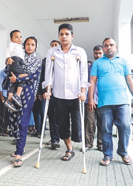 Tk 5 lakh given, rest in a month
