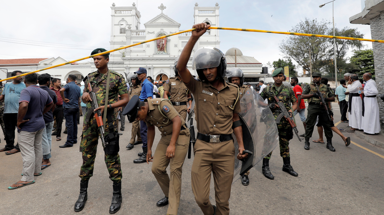 Sri Lankan president calls for calm, says probe underway
