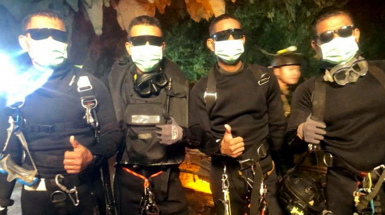 Heroic Navy Seal divers of Thai cave rescue