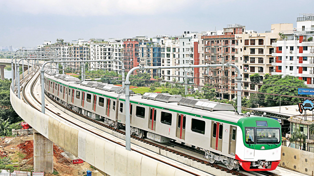 Dhaka Metro Rail now set to cost 50% more
