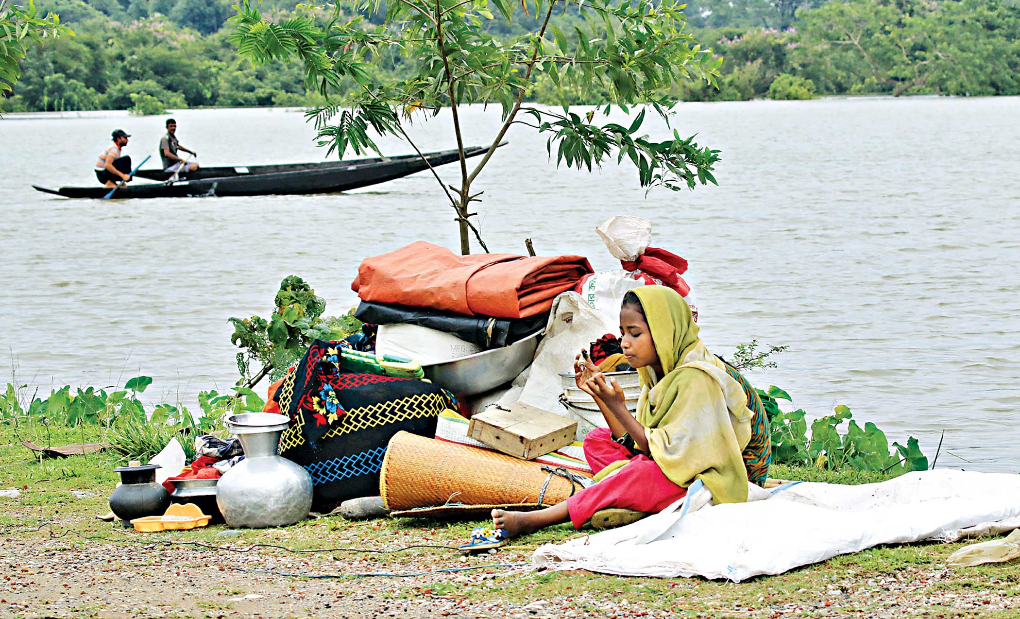 Floods paralysing Sylhet