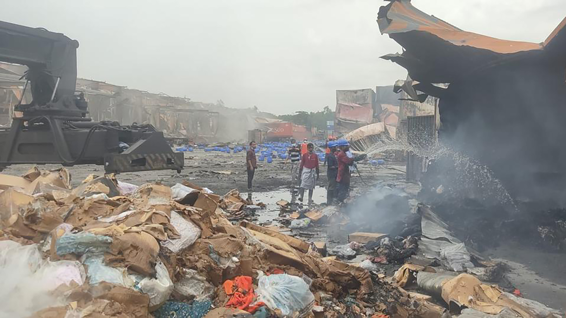 More human remains found at Ctg depot wreckage