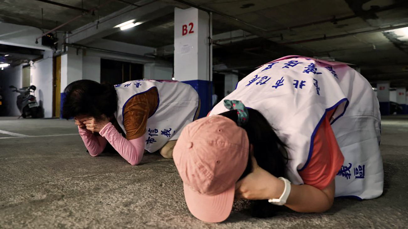 Taiwan prepares air-raid shelters over fears of Chinese attack