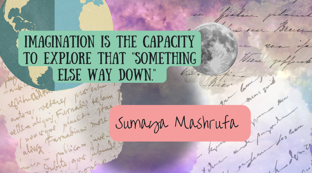 I write a name.—An ode to imagination