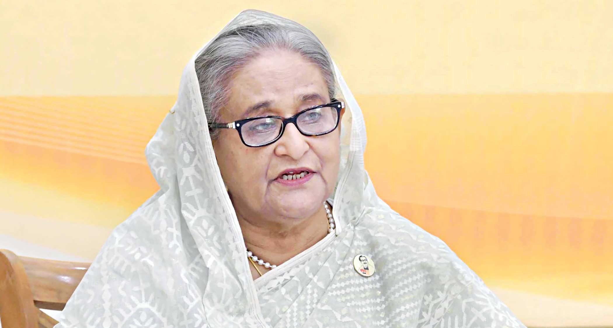 Hasina doubts if JP will stay in the race