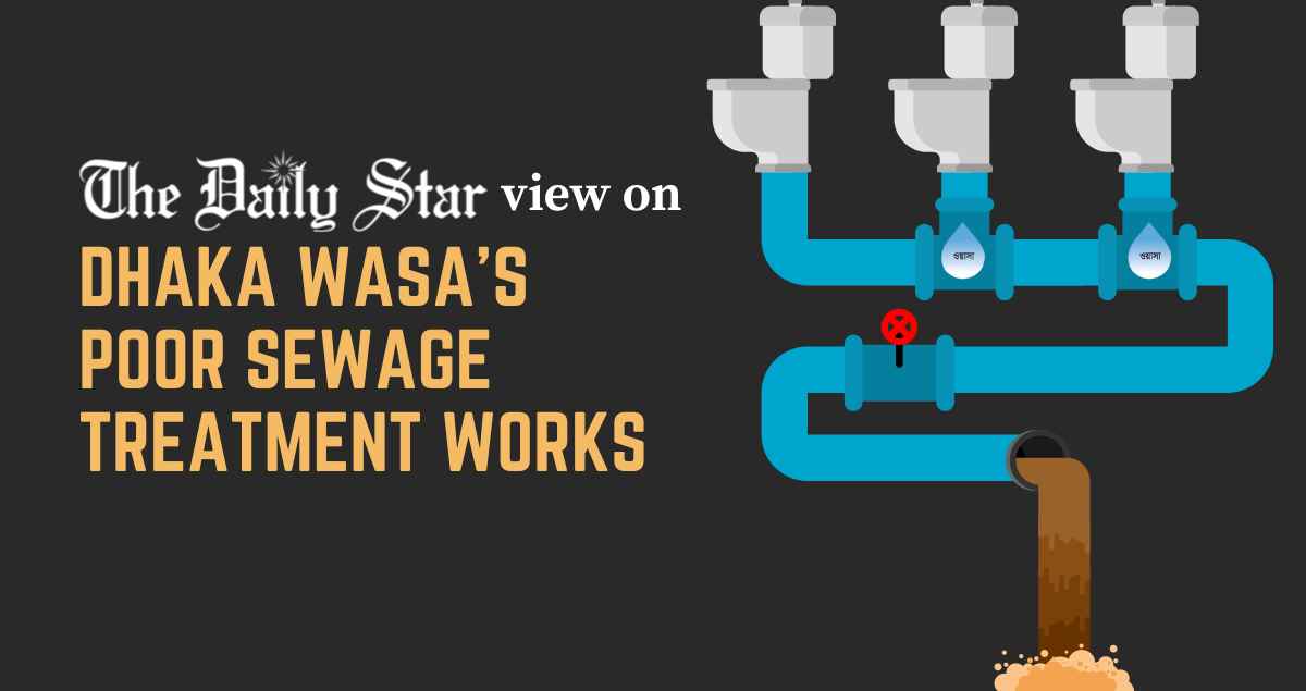 Why is Wasa discharging untreated waste into Dhaka waters?