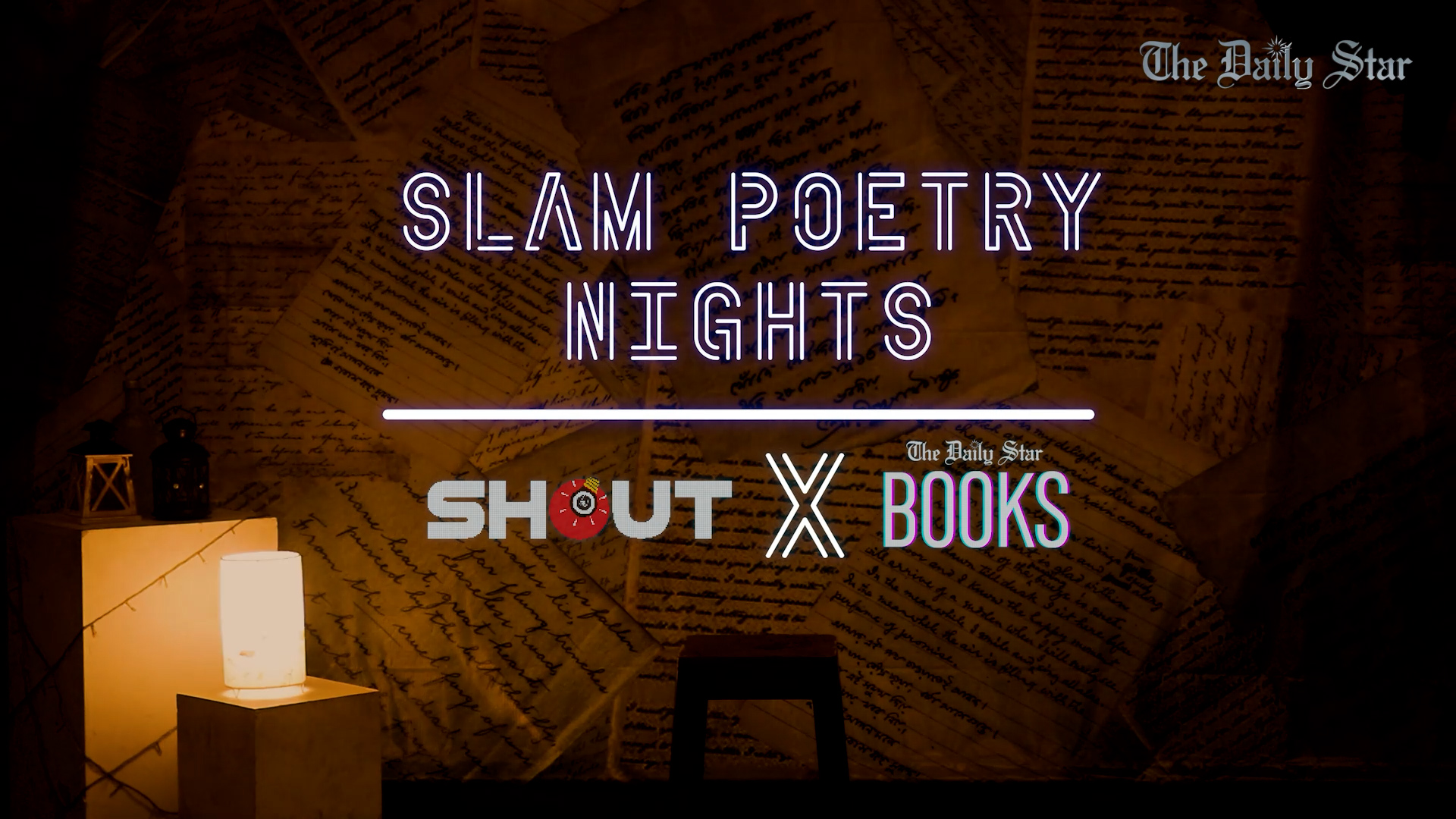 SHOUTxDS Books presents ‘Slam Poetry Nights’ — Episode 1