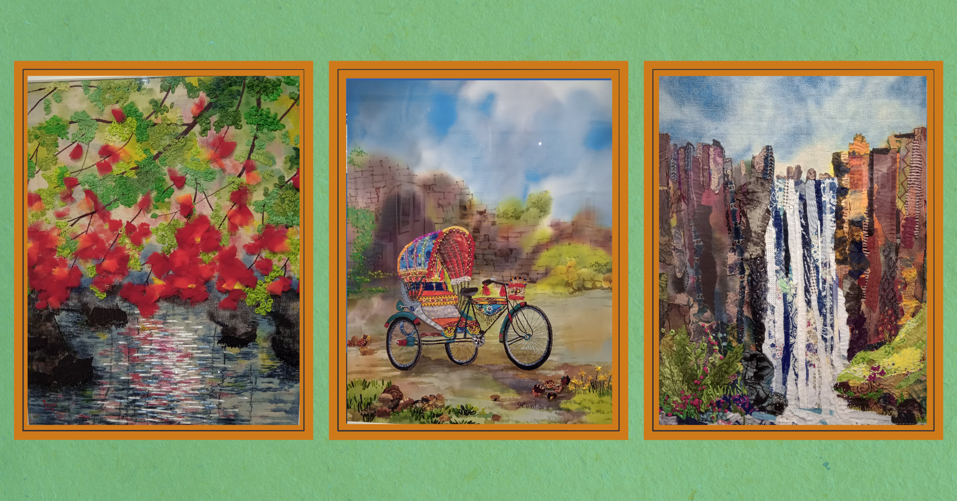 ‘Reflections’: Irani Ahmed’s sorcery of fabric and stitches