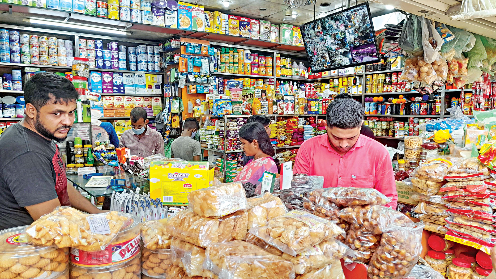 Inflation down notably, visibly 