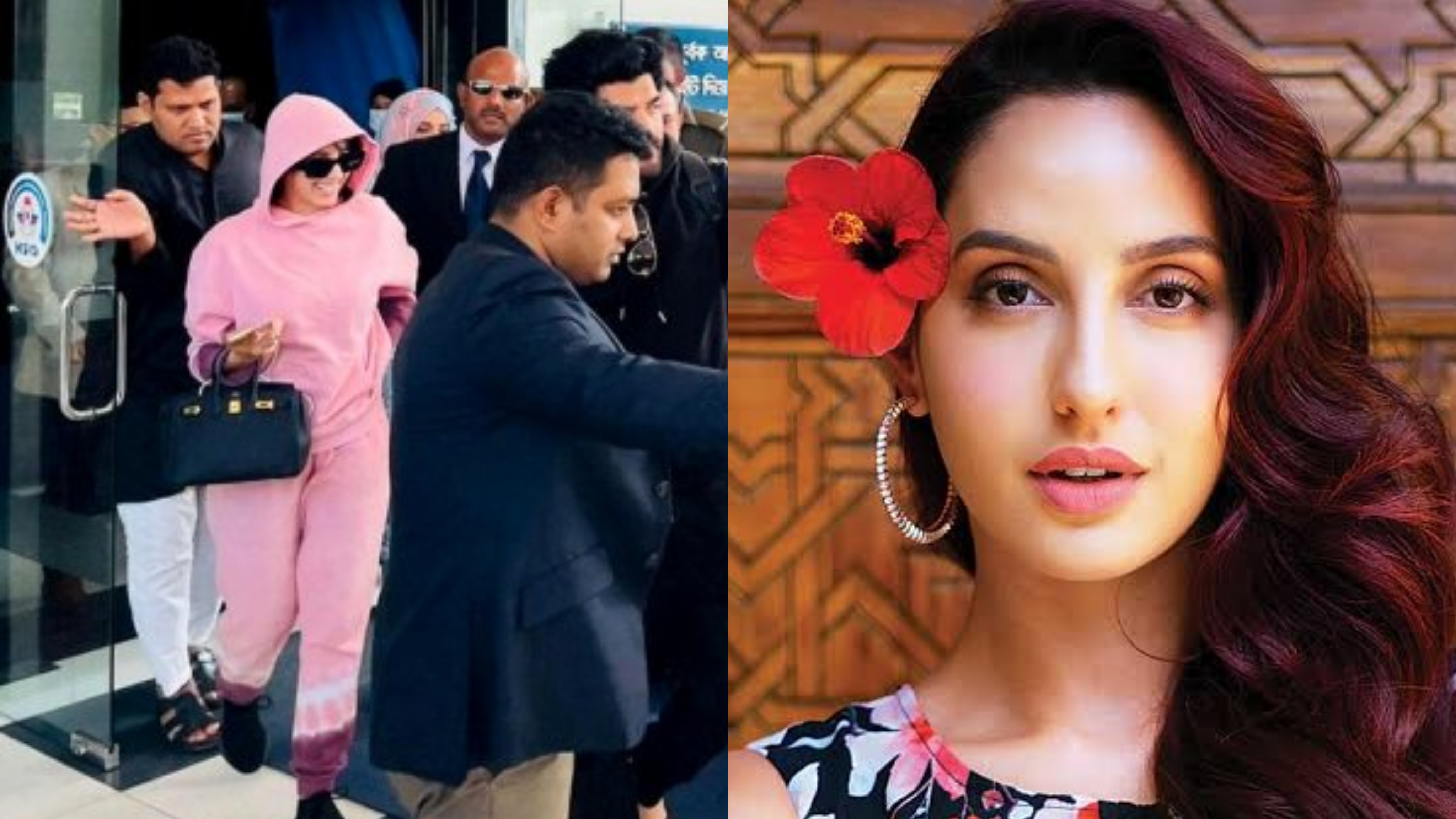 Nora Fatehi finally lands in Dhaka