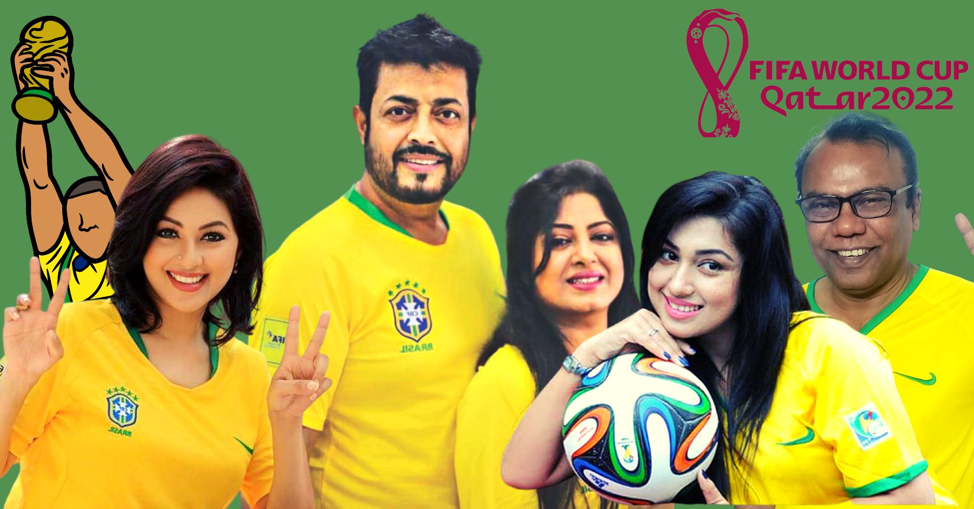 Stars react to Brazil's victory