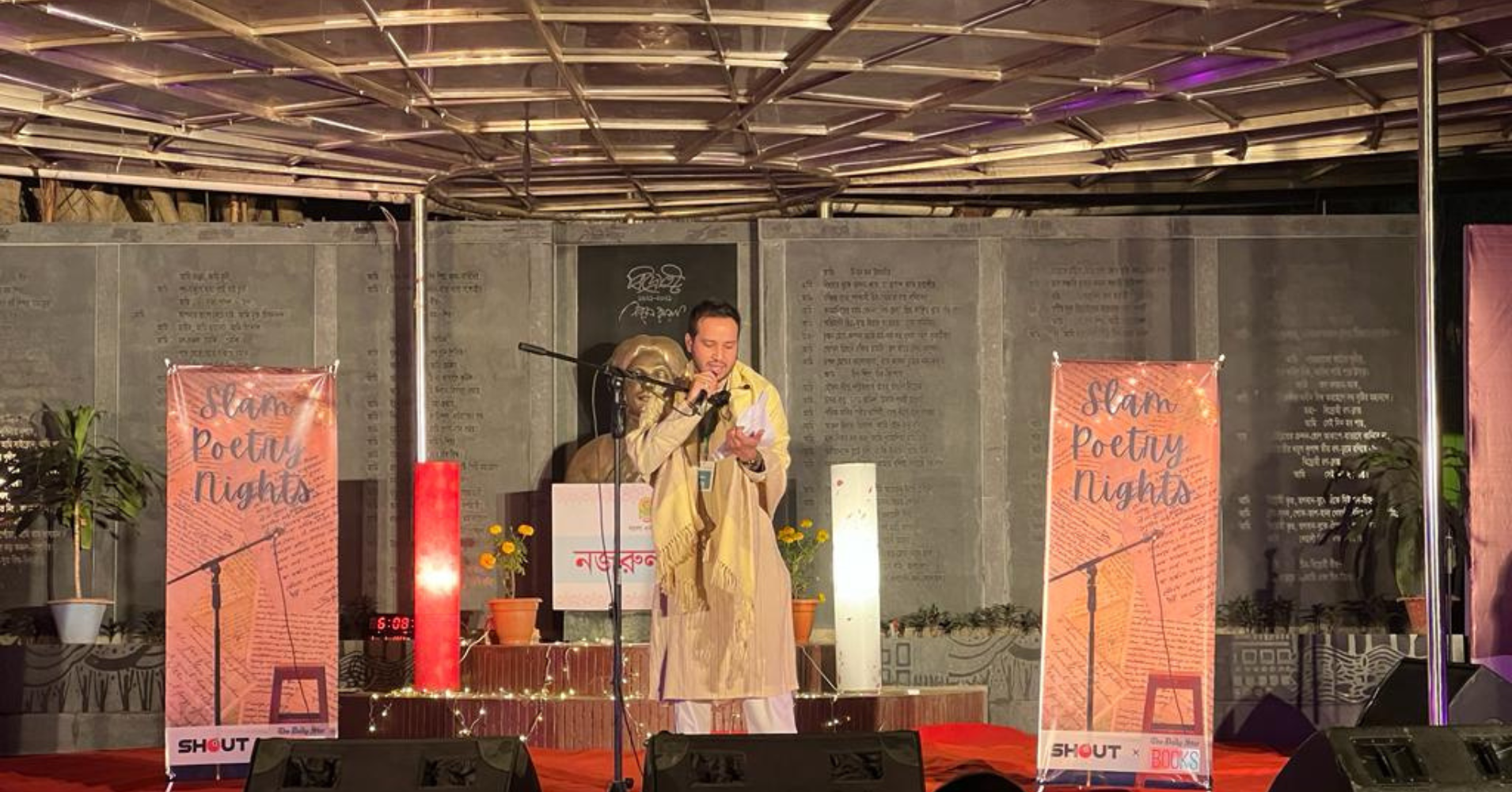 SHOUTxDS Books ‘Slam Poetry Nights’ takes the stage at Dhaka Lit Fest with aplomb