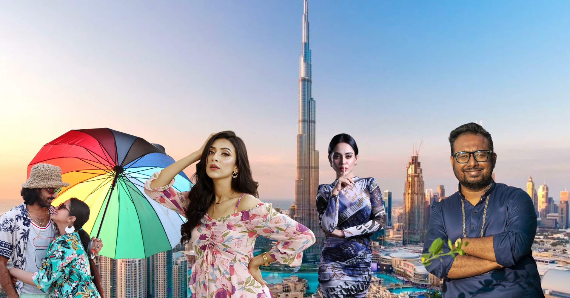 Celebrities vacationing in Dubai