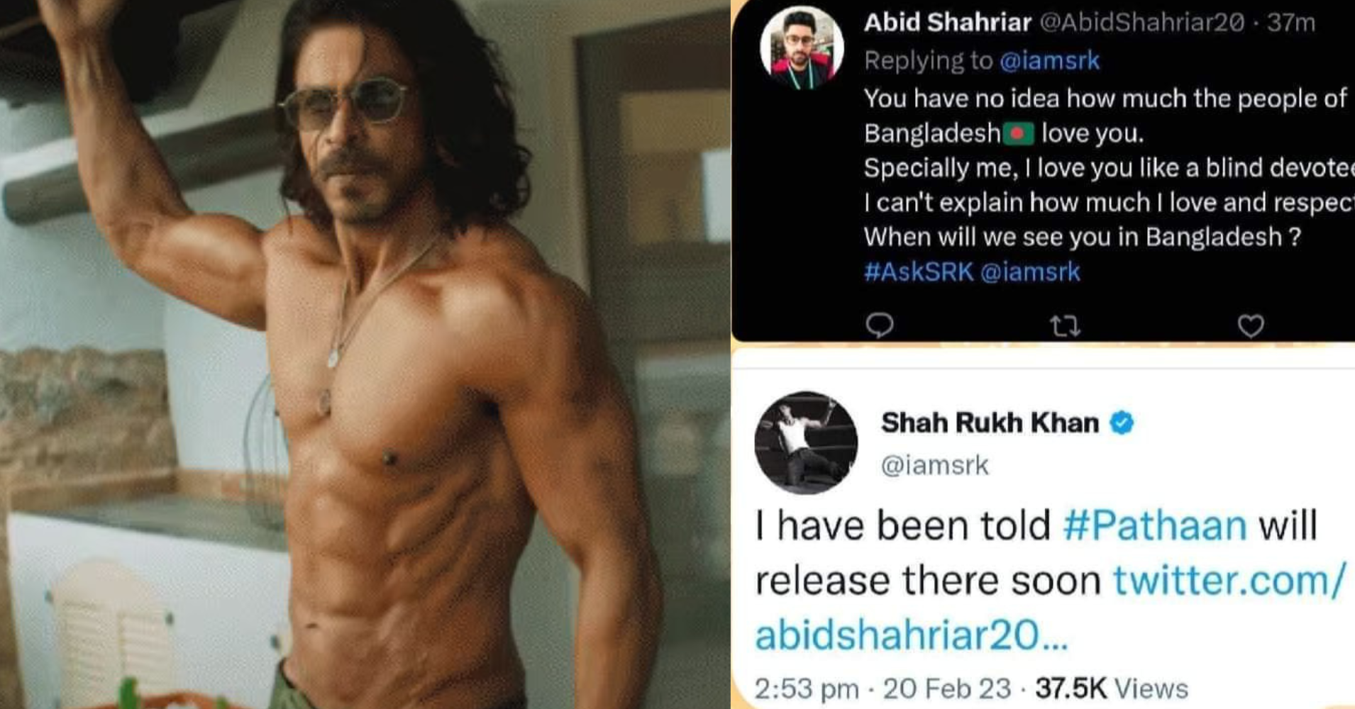 Shah Rukh Khan acknowledges Bangladesh release of ‘Pathaan’