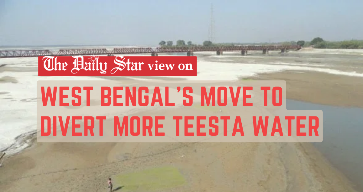 How much more must the Teesta bleed?