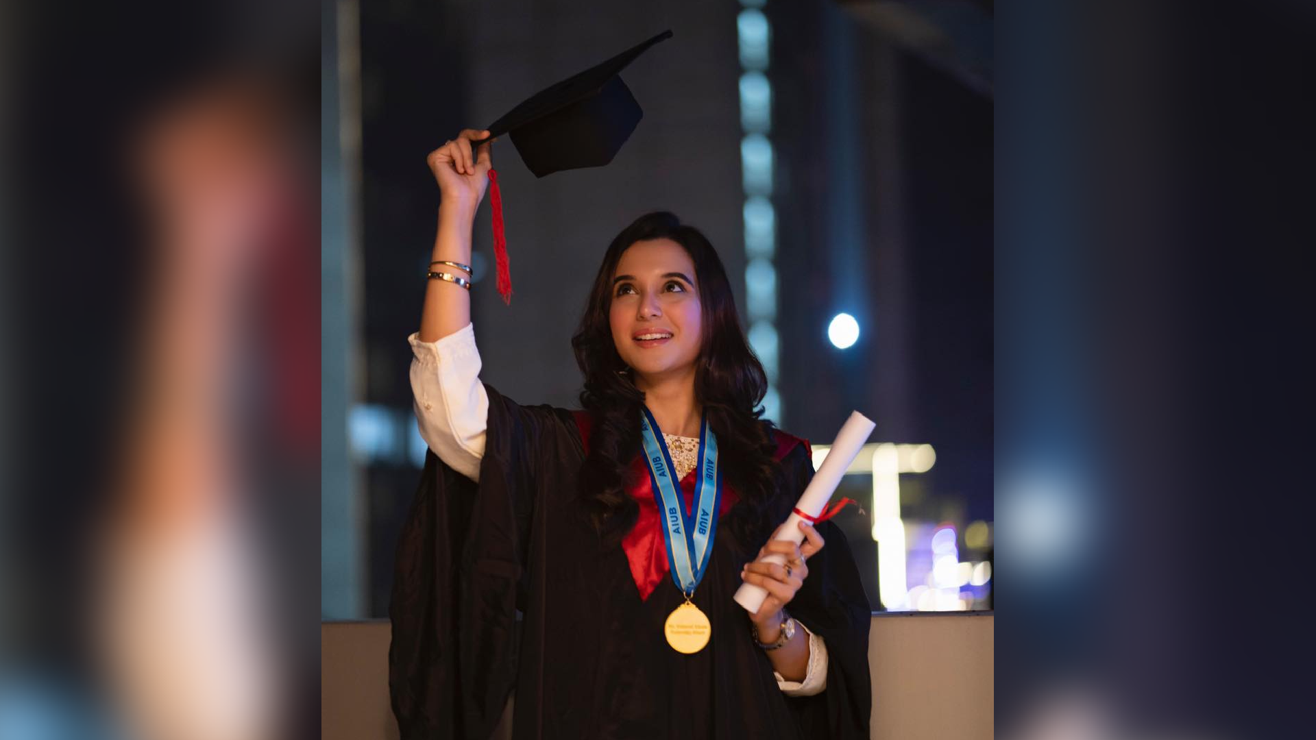 Sabila Nur graduates from AIUB