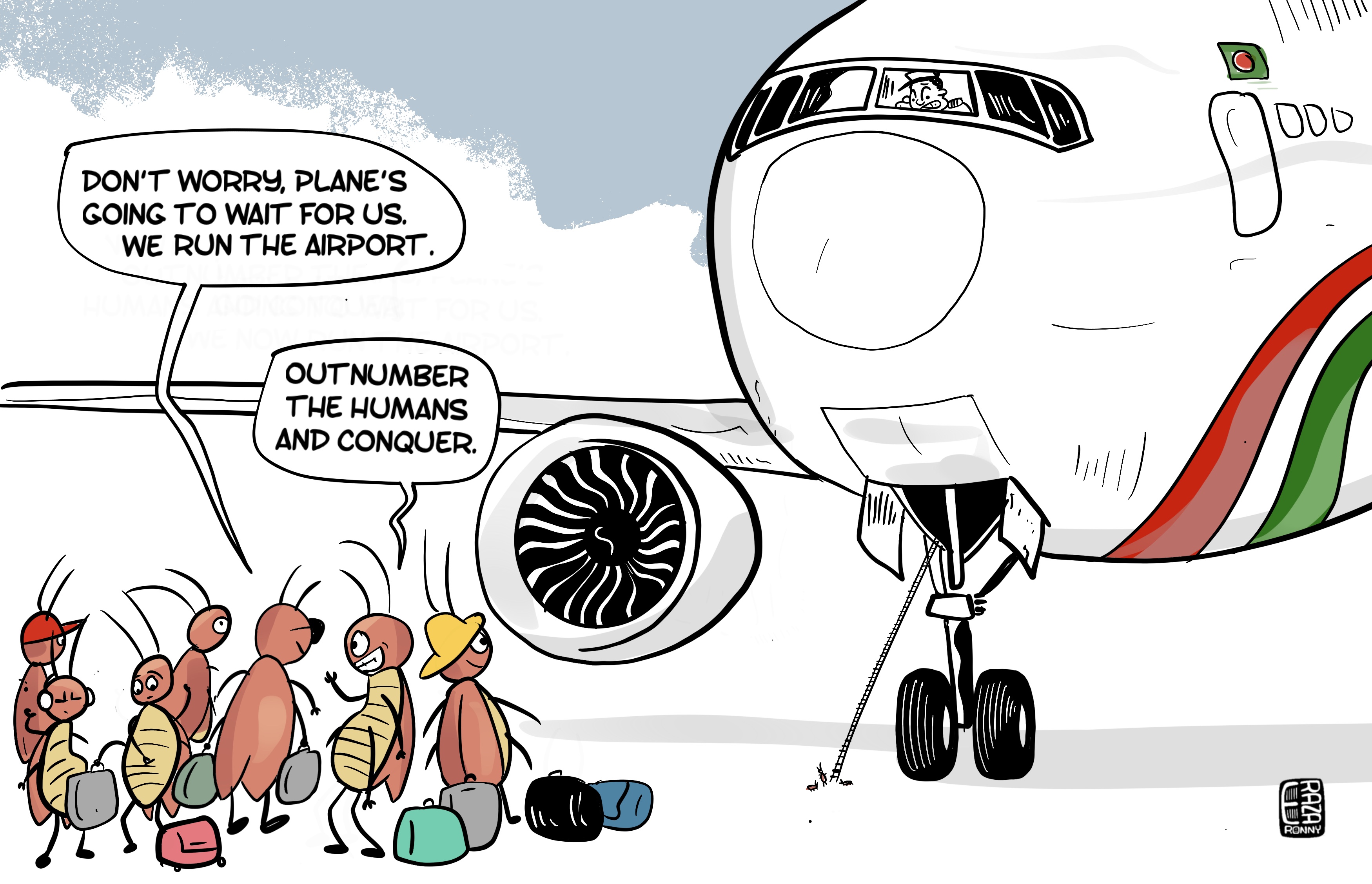 Dhaka airport: A tale of grime and punishment