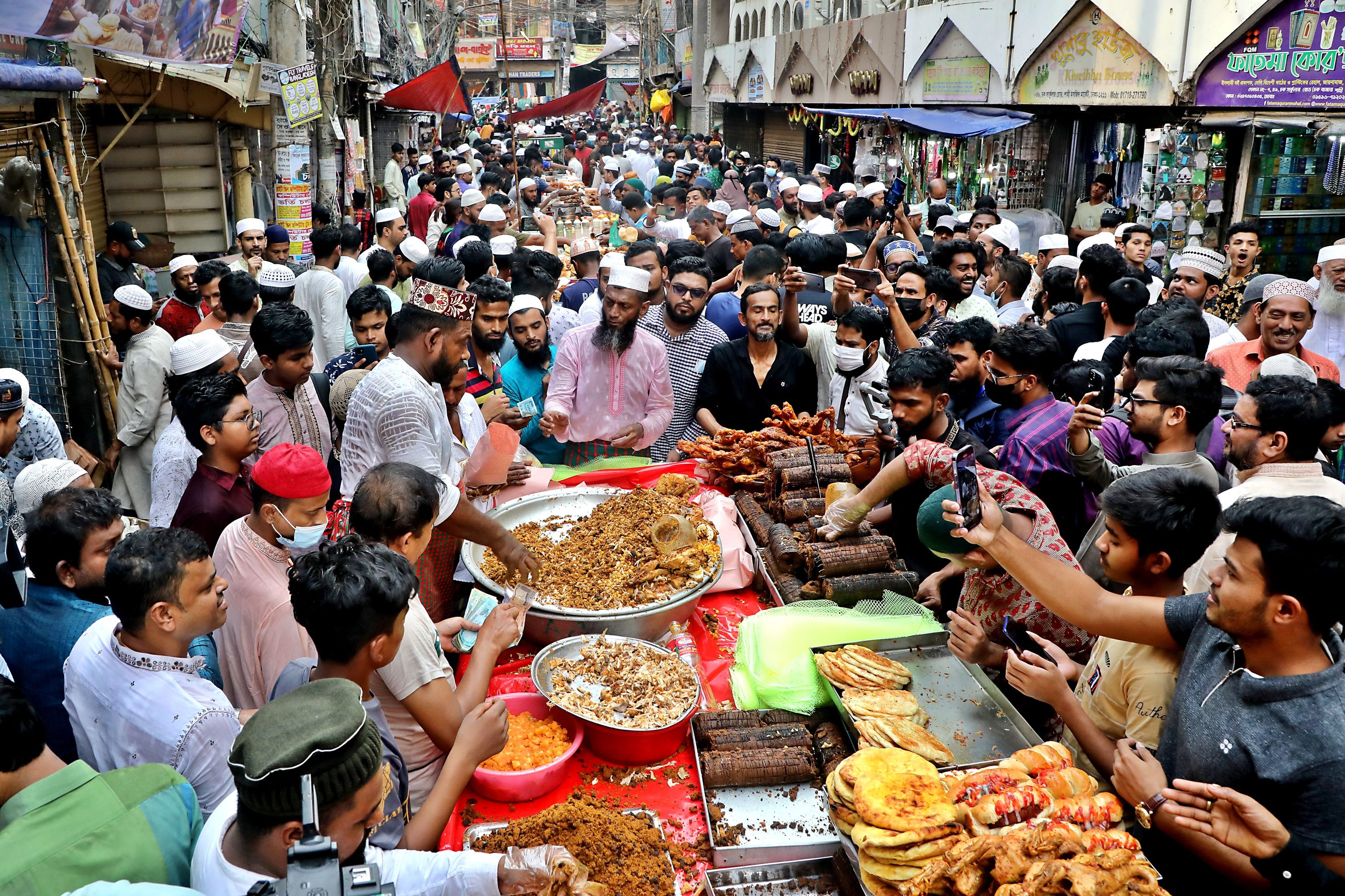 Breaking fast with Chawkbazar delicacies