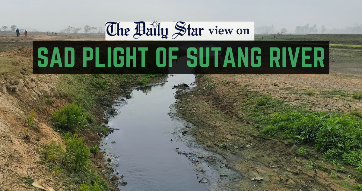 A river barely hanging on