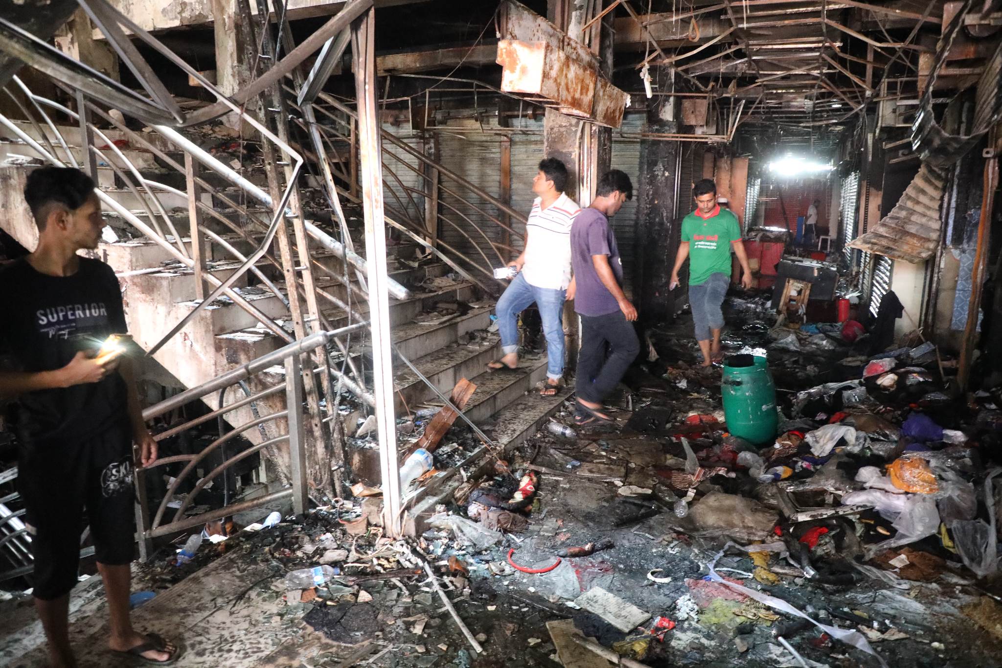 New Super Market fire fully extinguished