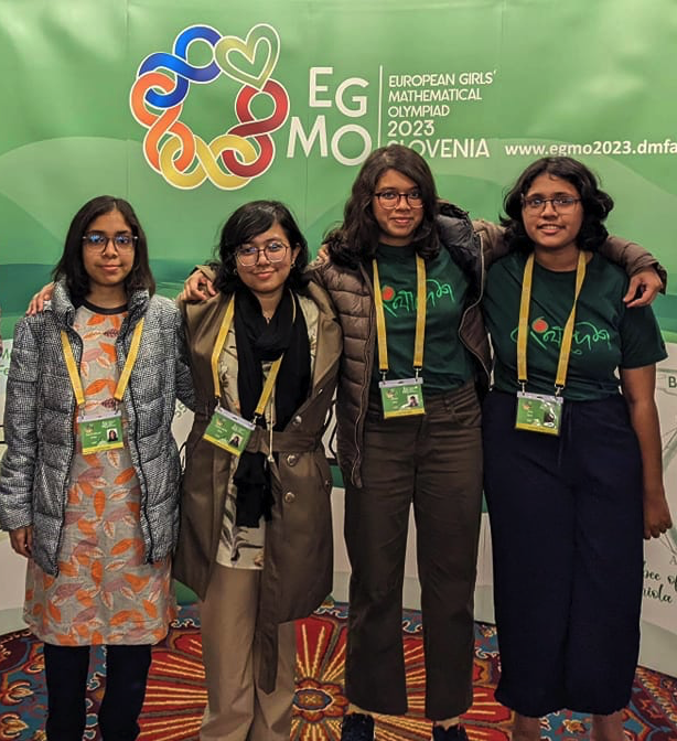 Bangladesh wins 1 silver and 3 bronze medals at European Girls' Mathematical Olympiad 2023