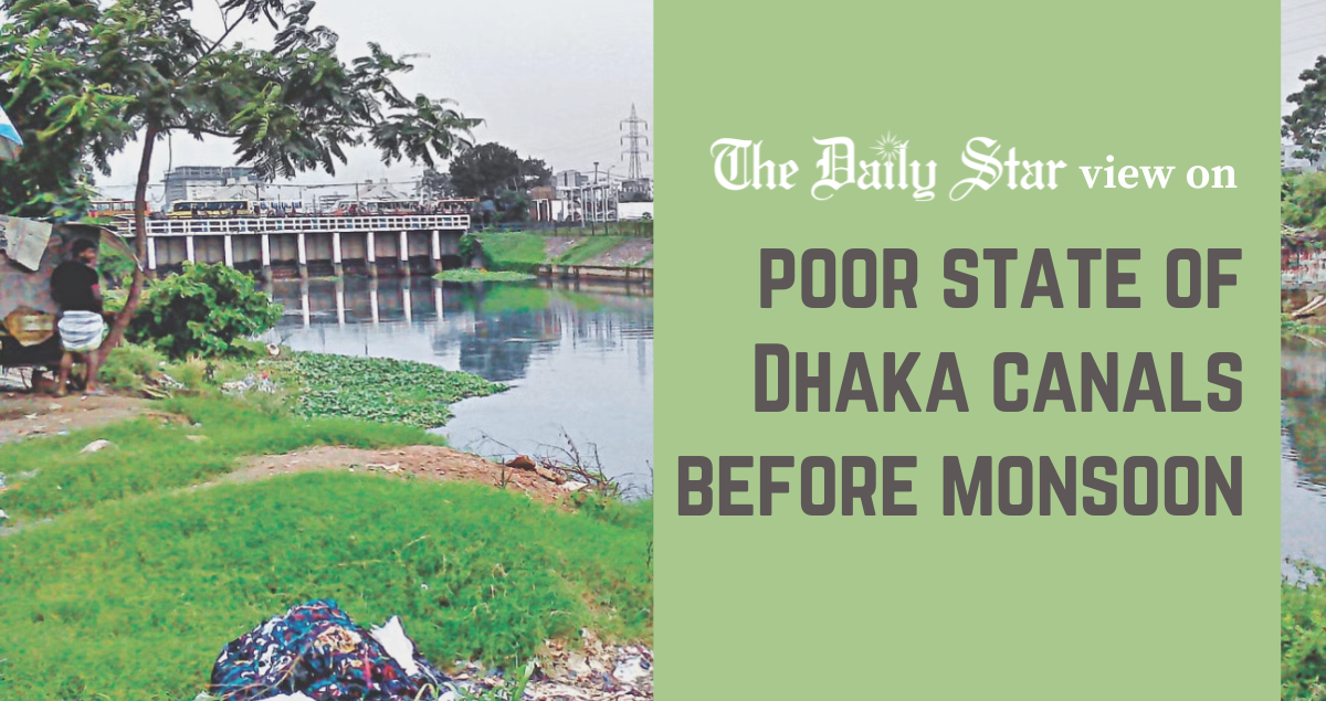 Clean up the canals before monsoon