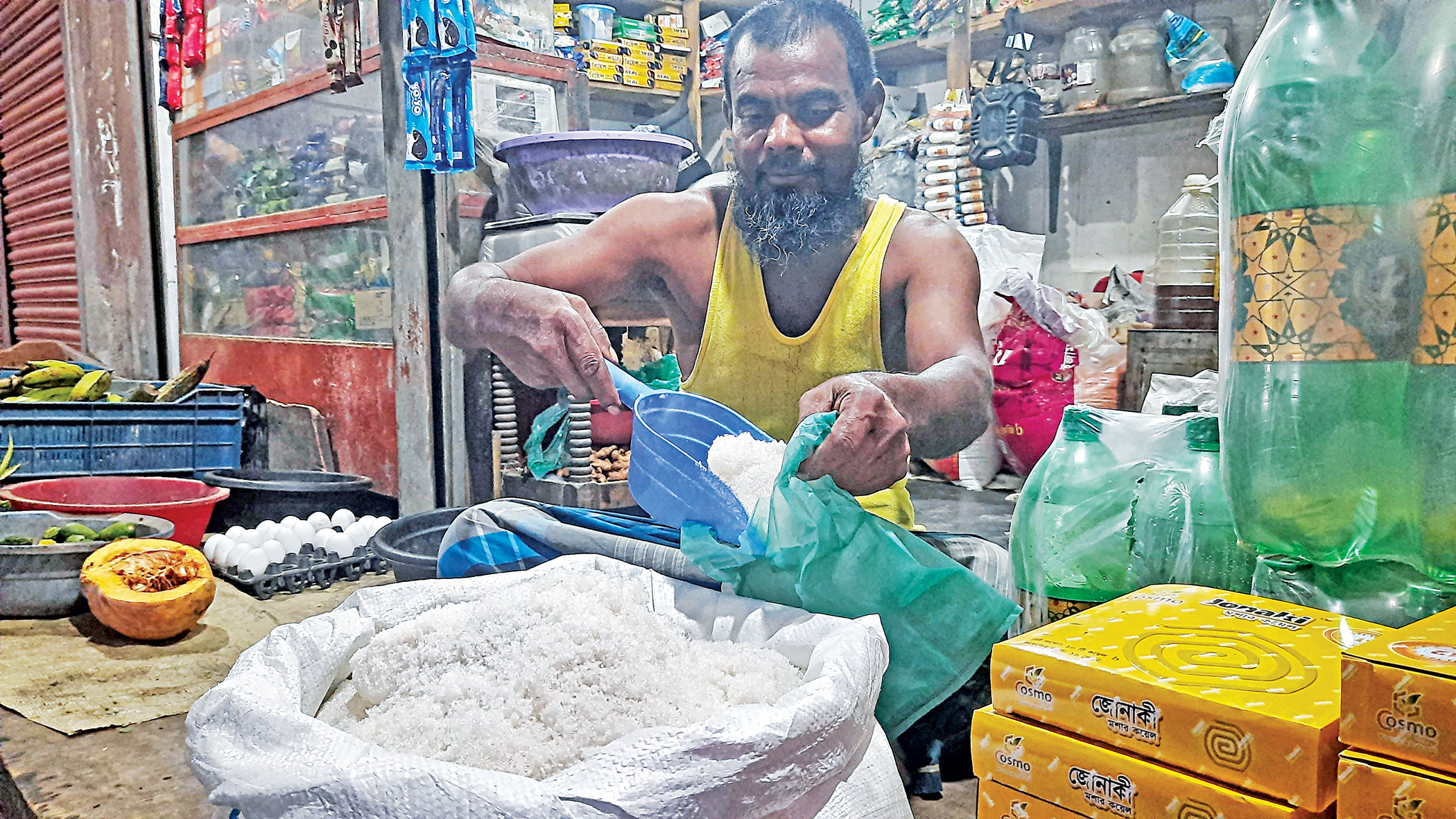 Sugar price hiked by Tk 16 a kg